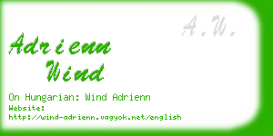 adrienn wind business card